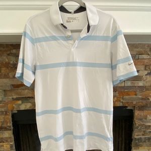 Light Blue & White Nike Golf Dri-fit (size S)